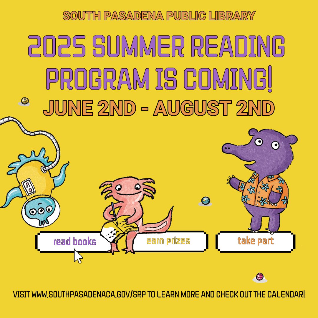 | The South Pasadenan | South Pasadena News 2025 Summer Reading Program