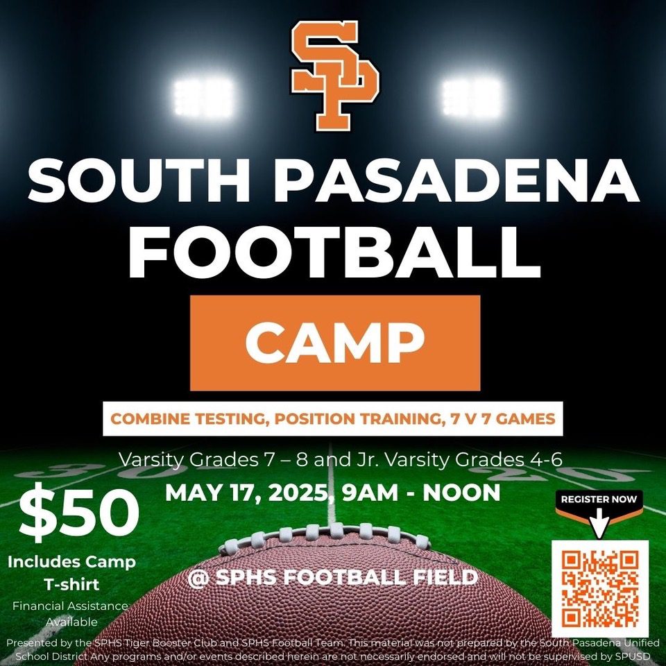 | The South Pasadenan | South Pasadena News South Pasadena Football Camp