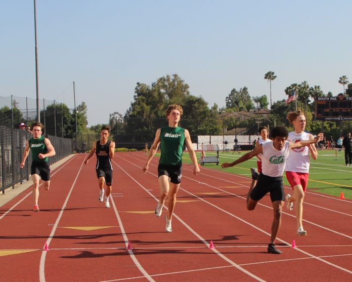 PHOTO: Henk Friezer | The South Pasadenan | South Pasadena's track team continued its dominance of the local high school track scene