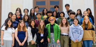 PHOTO: Helena Easterby | The South Pasadenan | Tiger Newspaper | SPHS students celebrate earning awards in art, writing, and photography
