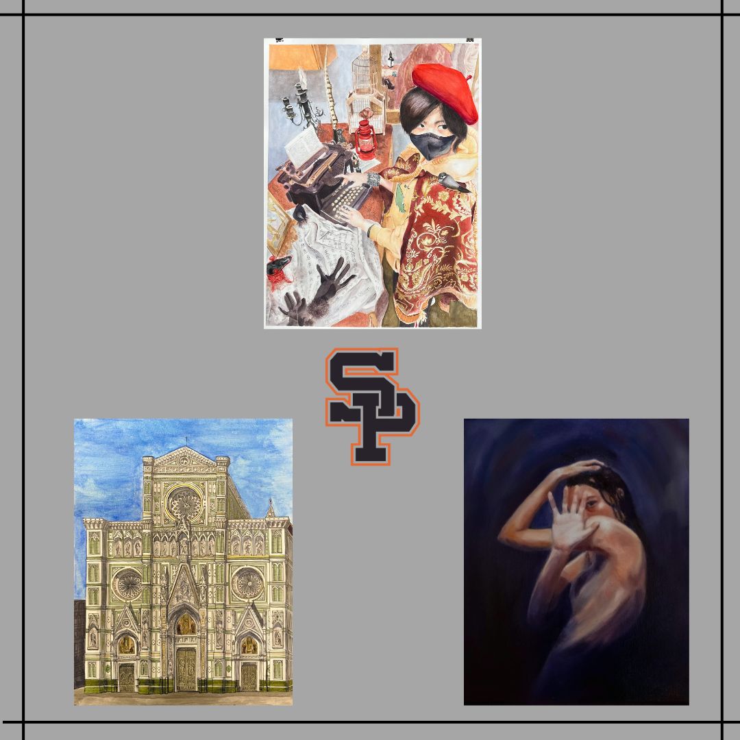 | The South Pasadenan | South Pasadena News PHOTO: Jay Chen, Sven Leu, and Abigail Hillman | The South Pasadenan | SPHS students winning artwork includes top: “In Another World” by Jay Chen, bottom left: “Duomo de Florencia” by Sven Leu; and bottom right: “Critical Eye” by Abigail Hillman