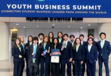 PHOTO: Janna Conner | The South Pasadena | SPHS Varsity Virtual Enterprise team competes in New York City.