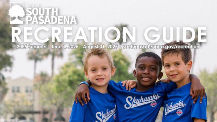 PHOTO: City of South Pasadena | The South Pasadenan | City of South Pasadena Releases 2025 Summer Recreation Guide
