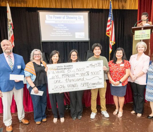 PHOTO: Mike Kwok | The South Pasadenan | South Pasadena Prayer Breakfast Awards Six $1000 Grants to Local Nonprofits