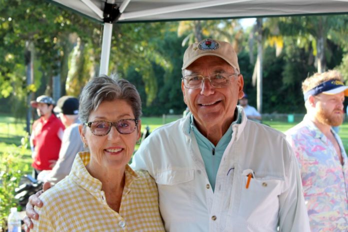 PHOTO: Paige Reynolds | The South Pasadenan | Lin Vlacich and SPTOR Golf Tournament Chair, Alan Vlacich.