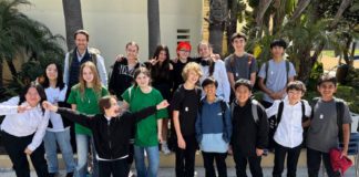 PHOTO: South Pasadena Middle School | The South Pasadenan | SPMS Advanced Drama students participate in the annual DTASC Shakespeare Festival