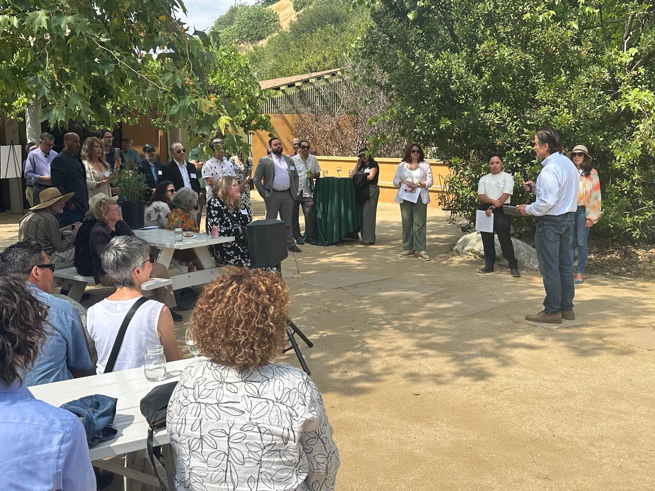 | The South Pasadenan | South Pasadena News PHOTO: Bill Glazier | The South Pasadenan | South Pasadena City Councilmember Michael Cacciotti earned a Smith-Weiss Environmental Champion Award from the Los Angeles League of Conservation Voters on Sunday. The event was held at the Audubon Center at Debs Regional Park in Los Angeles.