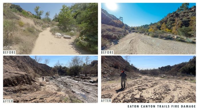 PHOTO: https://trails.lacounty.gov/ | The South Pasadenan | Eaton Canyon trail closure