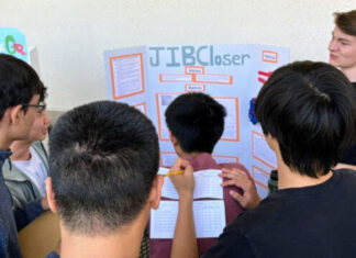 PHOTO: SPUSD | The South Pasadenan | SPHS students shared their capstone projects in the Engineering Design and Development Class.