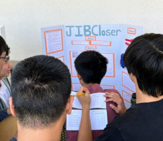 PHOTO: SPUSD | The South Pasadenan | SPHS students shared their capstone projects in the Engineering Design and Development Class.