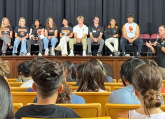 PHOTO: SPUSD | The South Pasadenan | Ask a Tiger Athlete Teaches Eighth Graders About High School Athletics