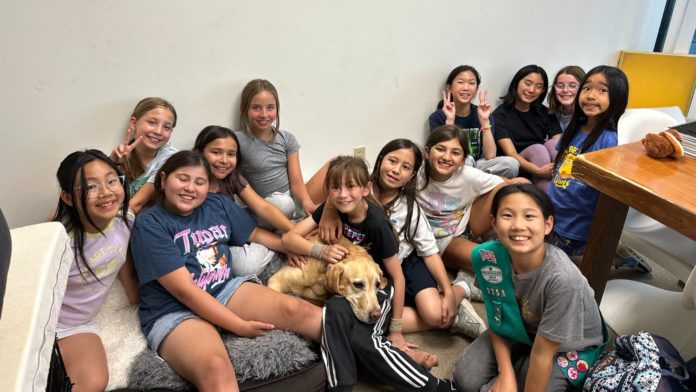 Local Business and Girl Scouts Present $1,000 to Pasadena Humane Society Following Eaton Canyon Fires
