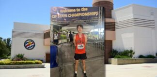 PHOTO: CB Richards | The South Pasadenan | SPHS Distance Runner Michael Scarince Sprints to Second Place Finish at State Championship