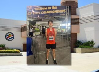 PHOTO: CB Richards | The South Pasadenan | SPHS Distance Runner Michael Scarince Sprints to Second Place Finish at State Championship