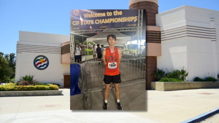 PHOTO: CB Richards | The South Pasadenan | SPHS Distance Runner Michael Scarince Sprints to Second Place Finish at State Championship