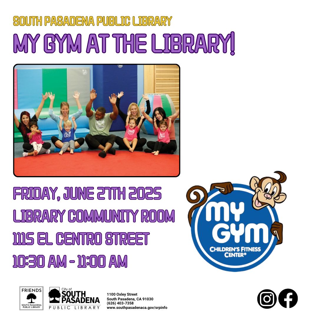 | The South Pasadenan | South Pasadena News My Gym at the Library