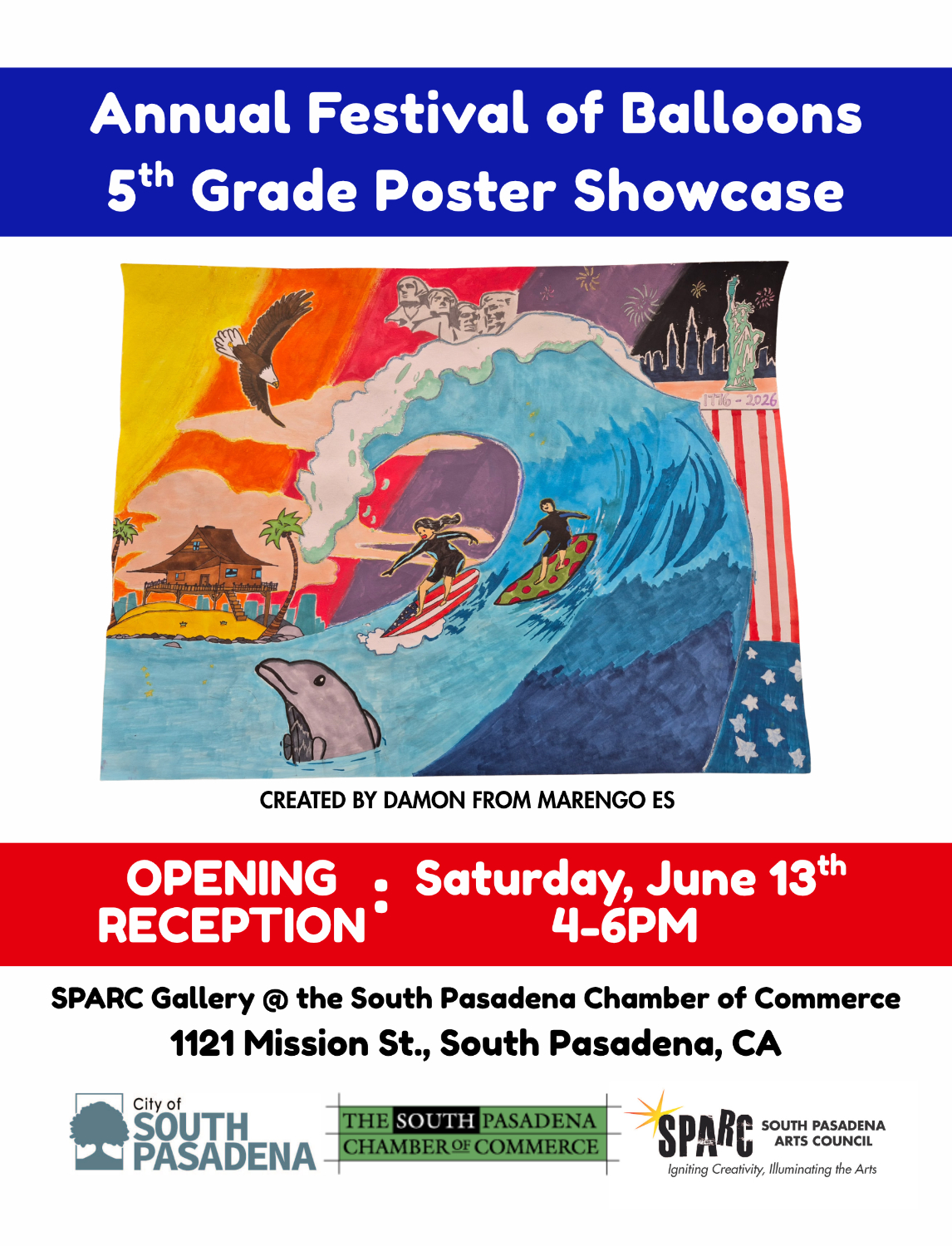 Graphic: SPARC | The South Pasadenan | 5th Grade Poster Showcase