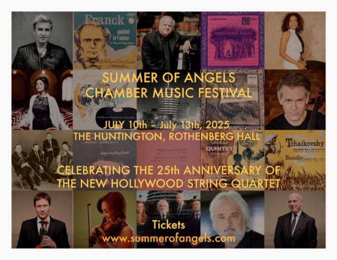 Summer of Angels Chamber Music Festival Returns to The Huntington, July 10–13
