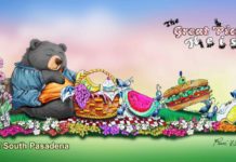 2026 Rose Parade® Float Design South Pasadena | Celebrating “The Magic in Teamwork” PHOTO Credit: SPTOR | The South Pasadenan | 2026 Rose Parade Float Design