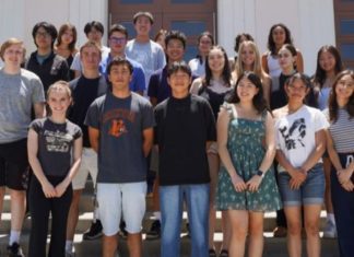 PHOTO Credit: SPHSAA | The South Pasadenan | The 2025 SPHSAA Scholarship recipients include Evan An (listed alphabetically), Saidbh Byrne, William Chang, Nadio Cho, Sienna Drake, Belle De Berry, Leo Fiss, India Garcia-Robb, Ethan Kang, Holly Lacey, Kenneth Mogel, Aidan Oh, Melania Owens, Emma Preston, Benjamin Regan, Natasha Rey, Lulu Salvaterra, Elsie Shin Huang, Gabriel Vogel, Maggie Vyas, Brandon Woo and Sabrina Yancey. Not pictured: Abigail Errington, Ava Conti, Camille Barbara, DeShawn Garcia, Harper Miller, Lana Encinas, Leo Castillo, Meryl Timmerman, Nathan Olivarez, Owen Pettersson and Theo Hilger
