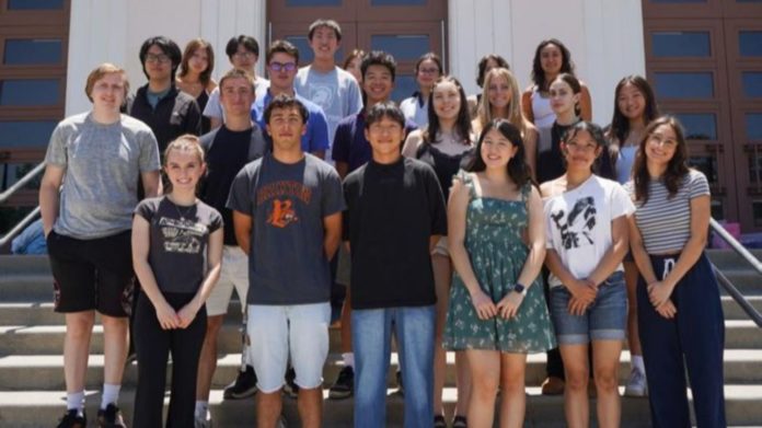 PHOTO Credit: SPHSAA | The South Pasadenan | The 2025 SPHSAA Scholarship recipients include Evan An (listed alphabetically), Saidbh Byrne, William Chang, Nadio Cho, Sienna Drake, Belle De Berry, Leo Fiss, India Garcia-Robb, Ethan Kang, Holly Lacey, Kenneth Mogel, Aidan Oh, Melania Owens, Emma Preston, Benjamin Regan, Natasha Rey, Lulu Salvaterra, Elsie Shin Huang, Gabriel Vogel, Maggie Vyas, Brandon Woo and Sabrina Yancey. Not pictured: Abigail Errington, Ava Conti, Camille Barbara, DeShawn Garcia, Harper Miller, Lana Encinas, Leo Castillo, Meryl Timmerman, Nathan Olivarez, Owen Pettersson and Theo Hilger