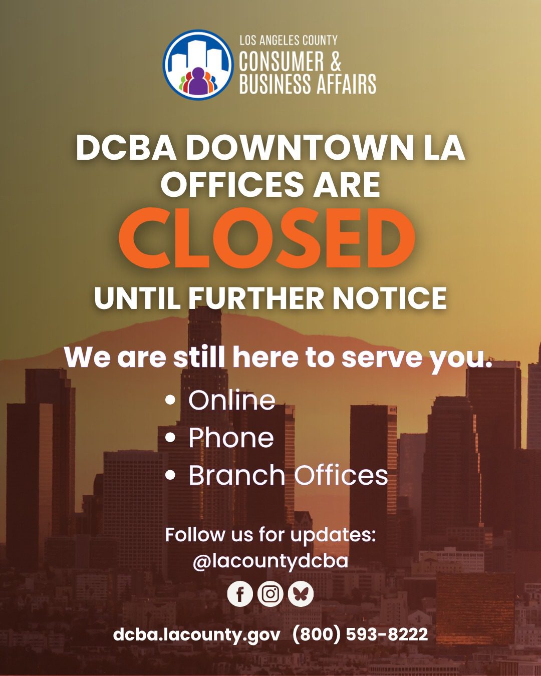 PHOTO: DCBA | The South Pasadenan | DCBA's Downtown LA Office Closed Until Further Notice
