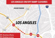 Freeway Ramps Closed Amid Protests & Rioting | Downtown L.A. Sheriff Announcement PHOTO: LA County Sheriffs | The South Pasadenan | Downtown L.A. Freeway Ramps Closed Amid Protests Over Immigration Raids
