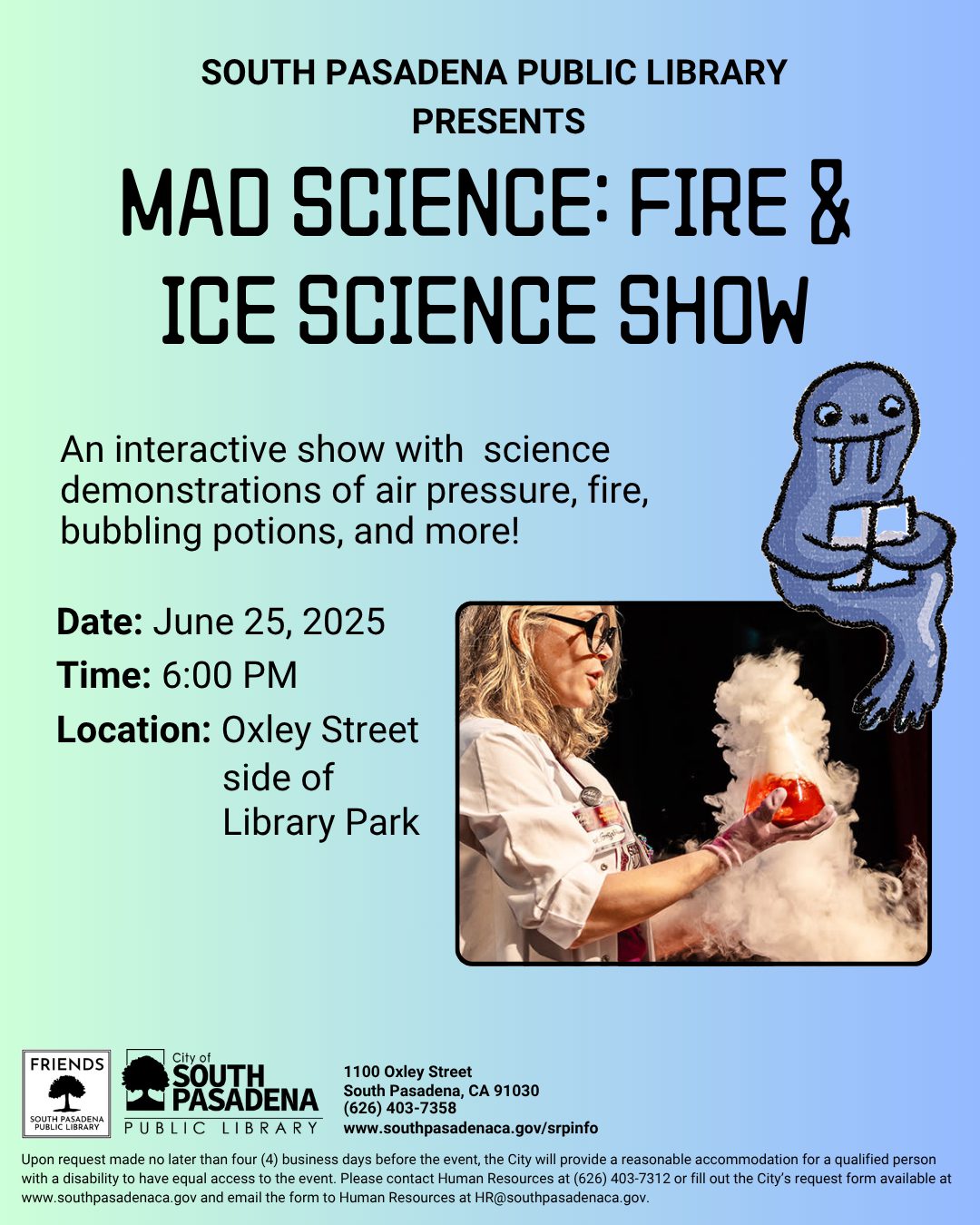 PHOTO: South Pasadena Public Library | The South Pasadenan | Mad Science