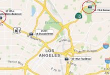 Heads Up: 110 & U.S. 101 Closures | Bridge Upgrades Ahead for South Pasadena Commuters Graphic: Caltrans | The South Pasadenan | State Route 110 and U.S. 101 Closures