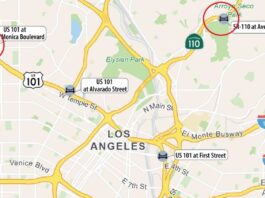 Heads Up: 110 & U.S. 101 Closures | Bridge Upgrades Ahead for South Pasadena Commuters Graphic: Caltrans | The South Pasadenan | State Route 110 and U.S. 101 Closures