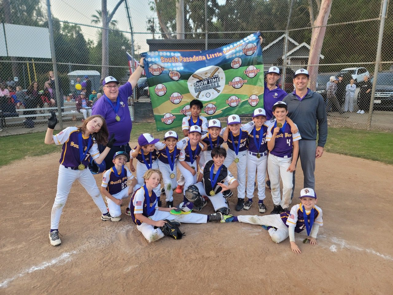 | The South Pasadenan | South Pasadena News PHOTO: Little League Baseball | The South Pasadenan | The Showtime baseball team, National League champions of South Pasadena Little League, celebrate their victory in a team photo.