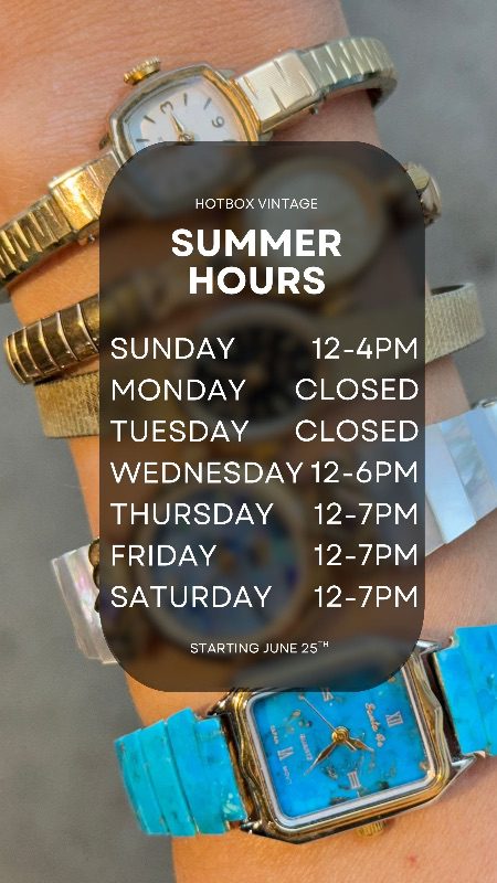 PHOTO: Hotbox Vintage | The South Pasadenan | Hotbox Vintage Extends Summer Hours for Summer 2025