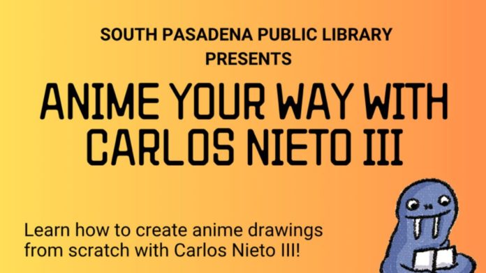 PHOTO: SPPL | The South Pasadenan | Anime Drawing Workshop and More This Summer at the South Pasadena Library