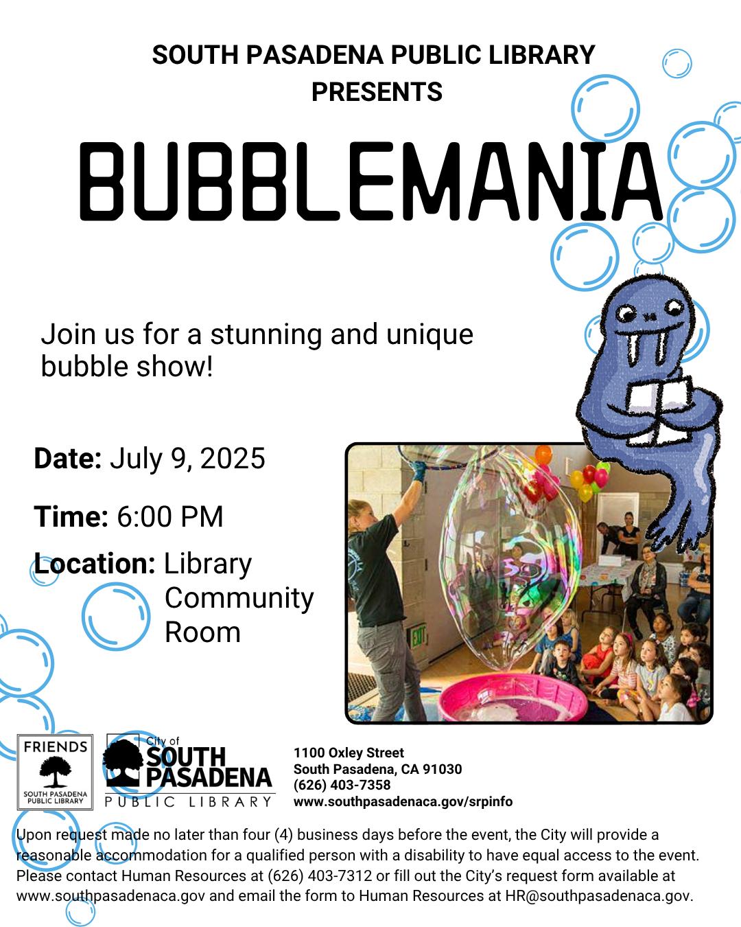 | The South Pasadenan | South Pasadena News PHOTO: SPPL | The South Pasadenan | Bubblemania
