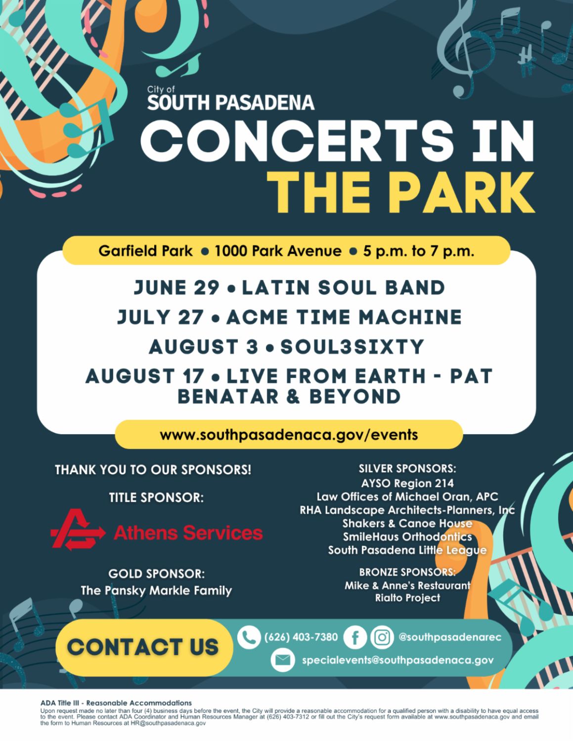 | The South Pasadenan | South Pasadena News PHOTO: SPPL | The South Pasadenan | Concerts in the Park