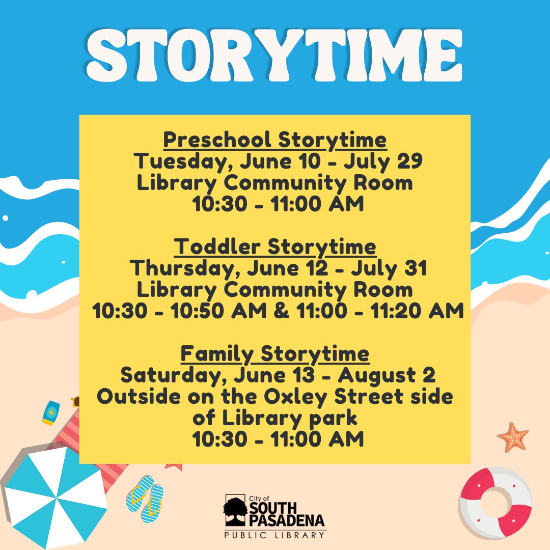 | The South Pasadenan | South Pasadena News PHOTO: SPPL | The South Pasadenan | Story Time