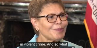 Screenshot TV NEWS INTERVIEW WITH KAREN BASS | Photo Essay: Los Angeles City Government is a Sanctimonious Death Cult Led by a Sociopath
