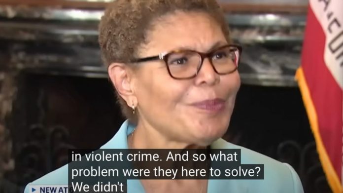 Screenshot TV NEWS INTERVIEW WITH KAREN BASS | Photo Essay: Los Angeles City Government is a Sanctimonious Death Cult Led by a Sociopath