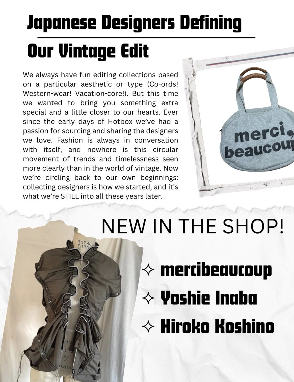 | The South Pasadenan | South Pasadena News PHOTO: Hotbox Vintage | The South Pasadenan | Japanese Designers Take the Spotlight at Hotbox Vintage