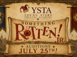 Auditions Now Open: Join the Cast of YSTA’s Something Rotten! Jr. this Fall Graphic: YSTA | The South Pasadenan | Audition for YSTA’s Upcoming Production of Something Rotten! Jr.