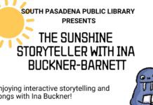 South Pasadena Library | Sunshine Storyteller Ina Buckner-Barnette to Perform Photo: SPPL | The South Pasadenan | Sunshine Storyteller Ina Buckner-Barnette to Perform at South Pasadena Public Library