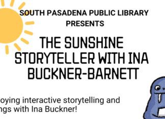 Photo: SPPL | The South Pasadenan | Sunshine Storyteller Ina Buckner-Barnette to Perform at South Pasadena Public Library