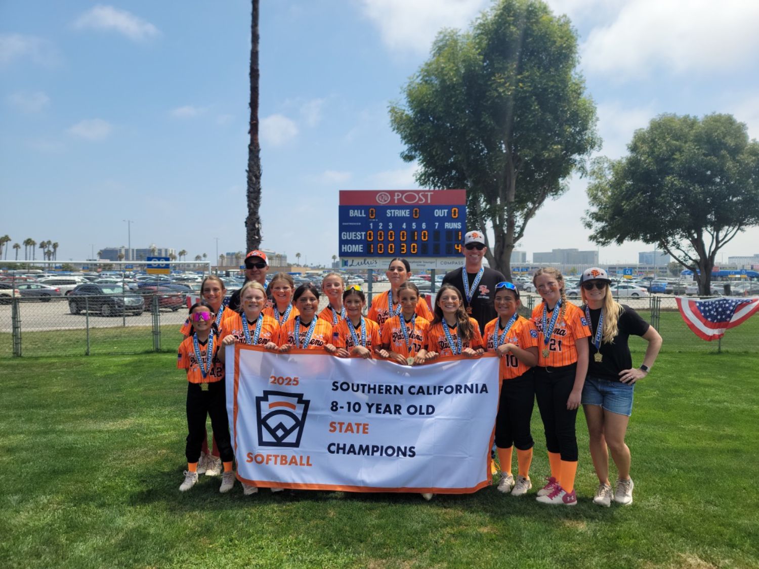 | The South Pasadenan | South Pasadena News PHOTO: SPLL | The South Pasadenan | South Pasadena Little League 10U Softball Team Wins 2025 SoCal State Championship