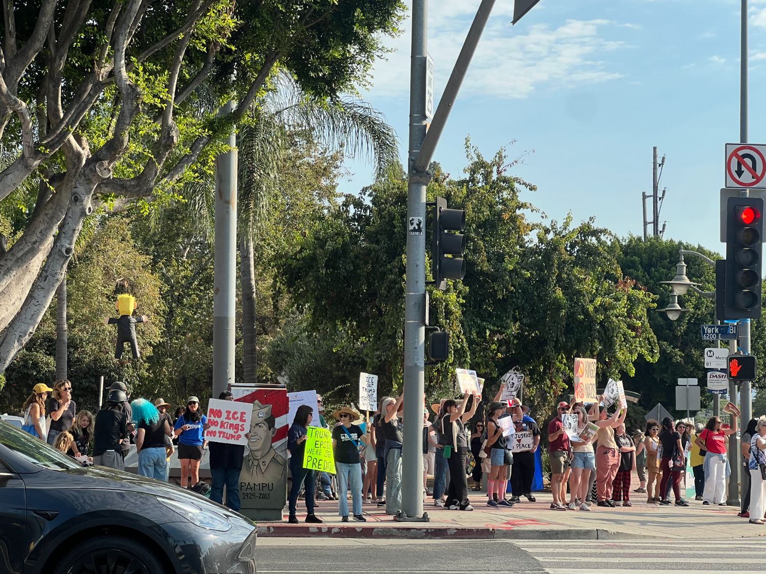 PHOTO: Elaine S. Lee | The South Pasadenan | “Good Trouble Lives On” protest