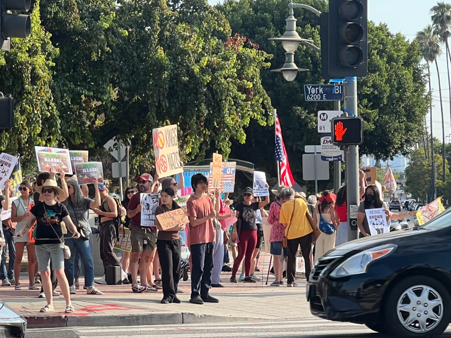 PHOTO: Elaine S. Lee | The South Pasadenan | “Good Trouble Lives On” protest