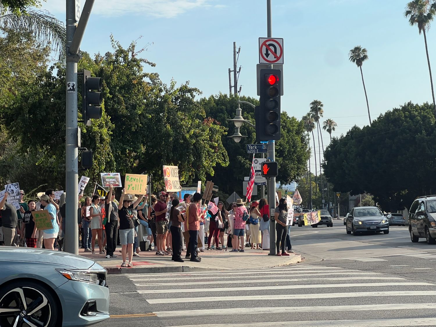 PHOTO: Elaine S. Lee | The South Pasadenan | “Good Trouble Lives On” protest