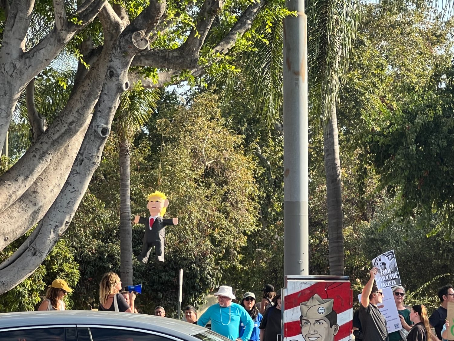 PHOTO: Elaine S. Lee | The South Pasadenan | “Good Trouble Lives On” protest