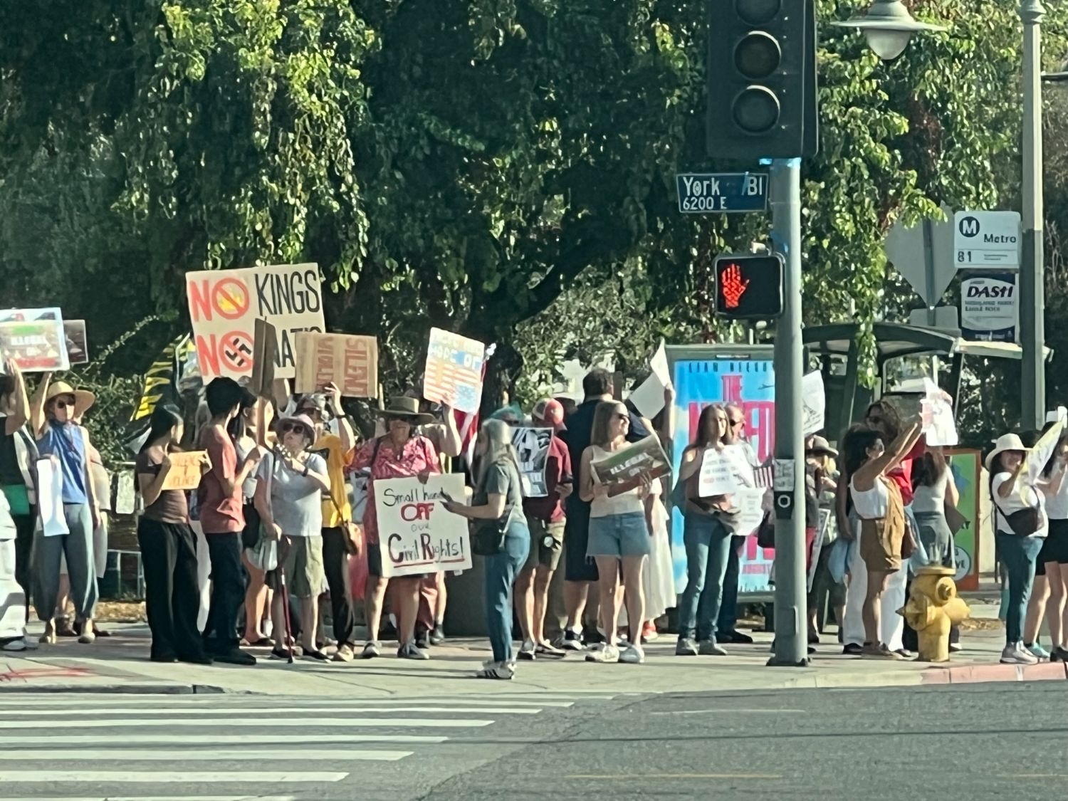 PHOTO: Elaine S. Lee | The South Pasadenan | “Good Trouble Lives On” protest