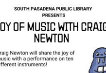 Joy of Music Performance Highlights South Pasadena Library’s Summer Programs PHOTO: SPPL | The South Pasadenan | The Joy of Music with Craig Newton