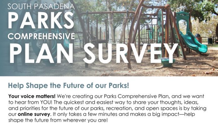 PHOTO: southpasadenaca.gov | The South Pasadenan | Comprehensive Parks Survey